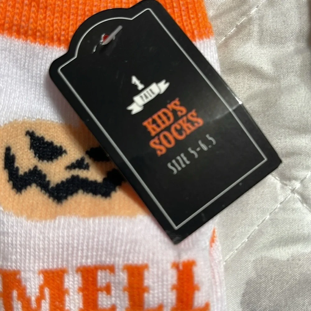 New two pair of kid’s Halloween socks